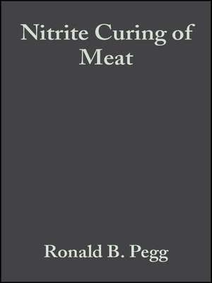 cover image of Nitrite Curing of Meat